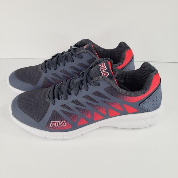 FILA Running Shoes Womens Size 12 Memory Foam Fantom 6 Gray Grey & Neon Pink - Picture 5 of 14